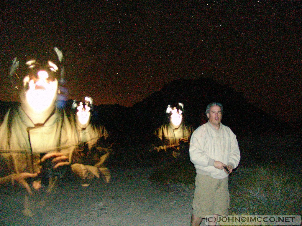 self portrait in Baker, CA